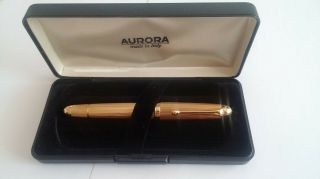 Oversize Aurora 88r 802,  Gold Plated Fountain Pen From 1990’s