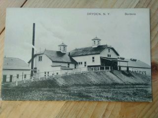 Old Postcard Bordens Dairy Farm Dryden York
