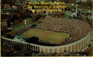 Air Aerial View Shields - Watkins Stadium University Tn Knoxville Postcard C42