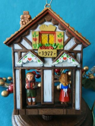 Hallmark Ornament Twirl - About 1977 German Weather House