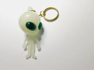 Green Plastic Alien Key Chain 2