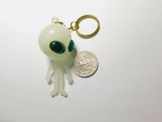 Green Plastic Alien Key Chain 3