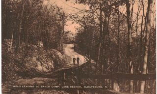 Sloatsburg Road Leading To Baker Camp & Negative 1950 Ny