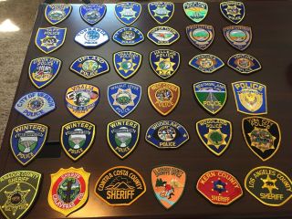 300,  California Police/Sheriff Patches 8