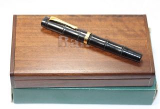 Dani Banei Limited Edition Bamboo Matte Black Urushi Fountain Pen 14k Gk Nib