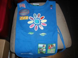 Girl Scout Daisy Vest W/ Badges & Pins