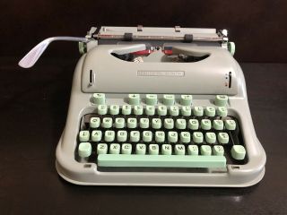 1962 HERMES 3000 Typewriter with manuals and brushes 2
