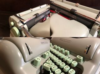 1962 HERMES 3000 Typewriter with manuals and brushes 6