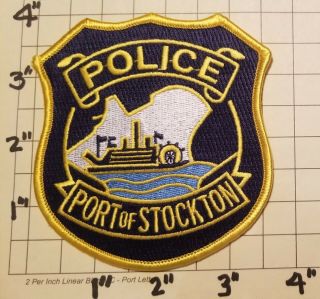 Port Of Stockton (ca) Police Department Patch