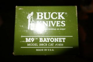 Bayonet M9 Phrobis lll by BUCK - - lst Generation 1987 - - in the box 5