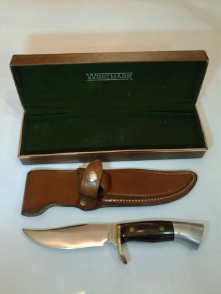 Westmark Usa 702 Fixed Blade Knife W/ Sheath Iob