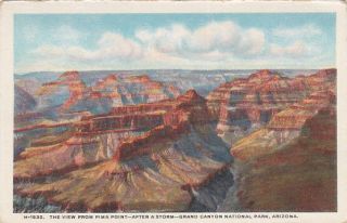 Fred Harvey,  The View From Pima Point,  After A Storm,  Grand Canyon National Park