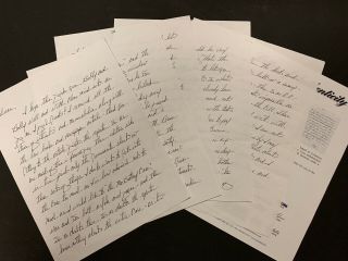 John Gotti Signed/written Prison Letter Great Content Psa Mafia Mob Gambino