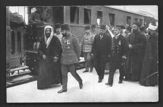 Emir Sharif Of Mecca Djemal Pasha Ottoman Turkey 1916