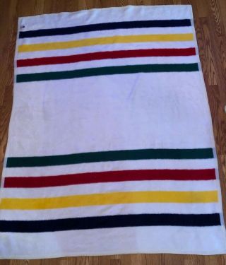 Crown Crafts Vintage Hudson Bay Pendleton Style Blanket Stripe 60”x80”