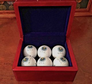 President George H.  W.  Bush Golf Balls In Presidential Seal Box