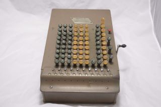 Antique Felt & Tarrant Comptometer Mechanical Adding Machine Calculator Model H