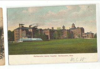 Northampton Massachusetts Mass Ma Insane Asylum State Hospital 1907