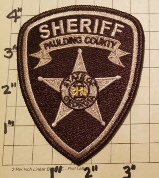 Paulding County (dallas,  Ga) Sheriff 