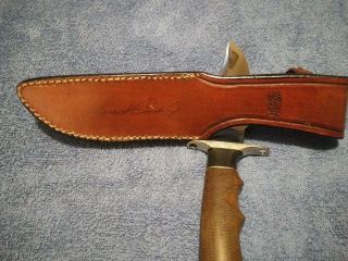 Lamont Coombs Jr.  Handmade Knife with sheath 5