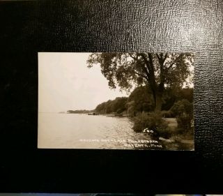 Wayzata Bay,  Lake Minnetonka,  Wayzata,  Minnesota Rppc C.  1940