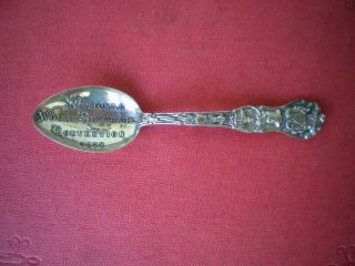 Suffrage Votes For Women Sterling Silver National Convention Spoon 1912