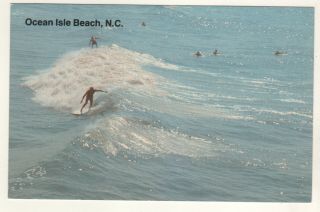 Surfing At Ocean Isle Beach Nc
