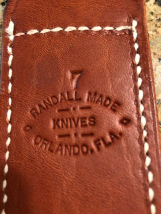 Randall Made Knives Model 1 - 7 All Purpose Fighting Knife,  Loaded With Options 7