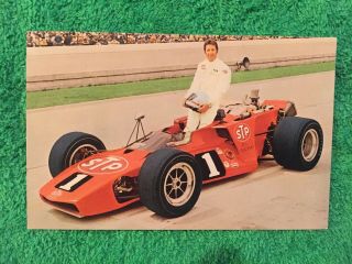 Mario Andretti And Al Unser Post Cards.  Both Winners Of The Indianapolis 500. 2