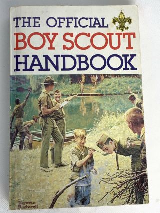 1988 Boy Scout Handbook Vintage Boy Scouts Of America Bsa Book Norman Rockwell