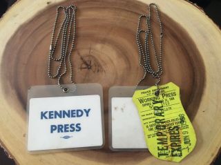 Kennedy Campaign Press Passes 1968 California Primary 10