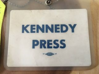 Kennedy Campaign Press Passes 1968 California Primary 4