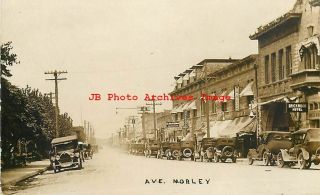 Az,  Nogales,  Arizona,  Rppc,  Morley Avenue,  Business Area,  Stores,  Photo