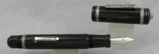 Delta Isaac Newton Black & Sterling Silver Limited Edition Fountain Pen