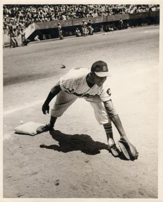 1951 Orig Dominican Baseball Photo Carlos Lanauze Puerto Rico Player Licey Bbc