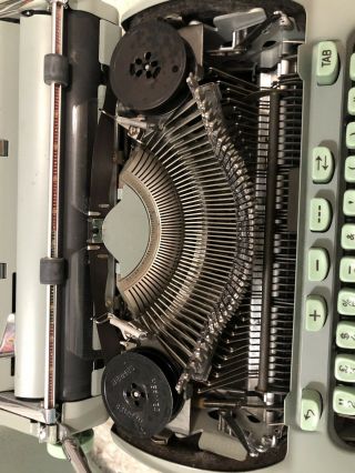 Vintage Hermes 3000 Portable Typewriter and Case - Mid Century 8