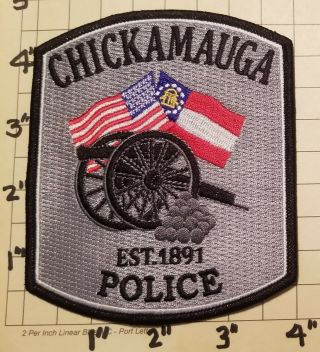 Chickamauga (ga) Police Department Patch