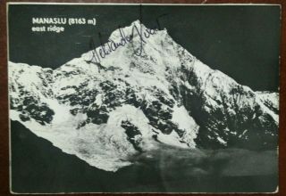 Everest,  Alpinismo,  Autograph,  Polish Expedition,  Mountain,  Manaslu,  Himalaya,  Nepal