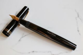 Omas Extra Lucens Black/silver Fountain Pen