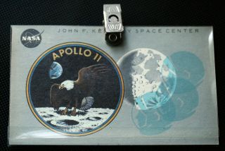 Vintage Apollo 11,  Launch Spectator Badge,  Permit,  Postmarks,  Pins,  Patch 2