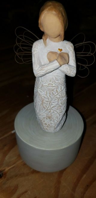 Willow Tree Musical Figurine Remembrance Song Til The End Of Time Angel Hallmark