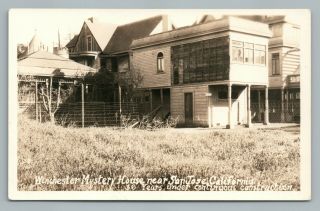 Winchester Mystery House San Jose California Rppc “36 Under Construction” Photo