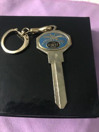 Vintage The First National Bank Of Boston Key Chain