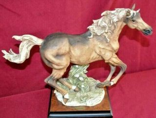 Giuseppe Armani " Galloping Horse " Sculpture 905s Appears Perfect.