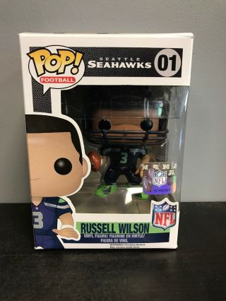 Funko Pop Nfl Seattle Seahawks Russell Wilson (home) 01 Wave 1 Vaulted