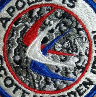 Nasa Patch Apollo Xv 15 Scott Worden Irwin Space Program Crew Mission Astronaut