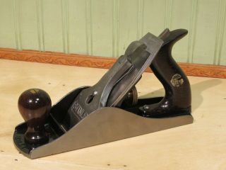 Stanley No.  4 1/2 Bailey Corrugated Bottom Plane Woodworking Tool Type 13 Sw