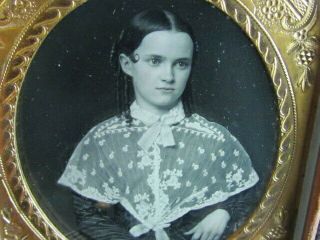Anna Walter Of Philadelphia As A Young Woman Daguerreotype Photograph