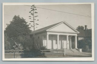 Christian Science Church Santa Barbara California Rppc Photo Nh Reed Antique 10s