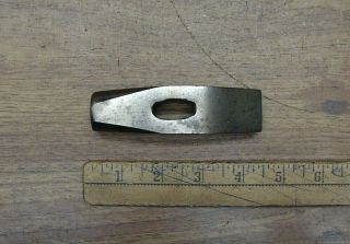 Old Tools,  Vintage 15.  7oz.  Cross Peen Hammer Head,  4 - 1/8 ",  1 " Face,  Good Cond.